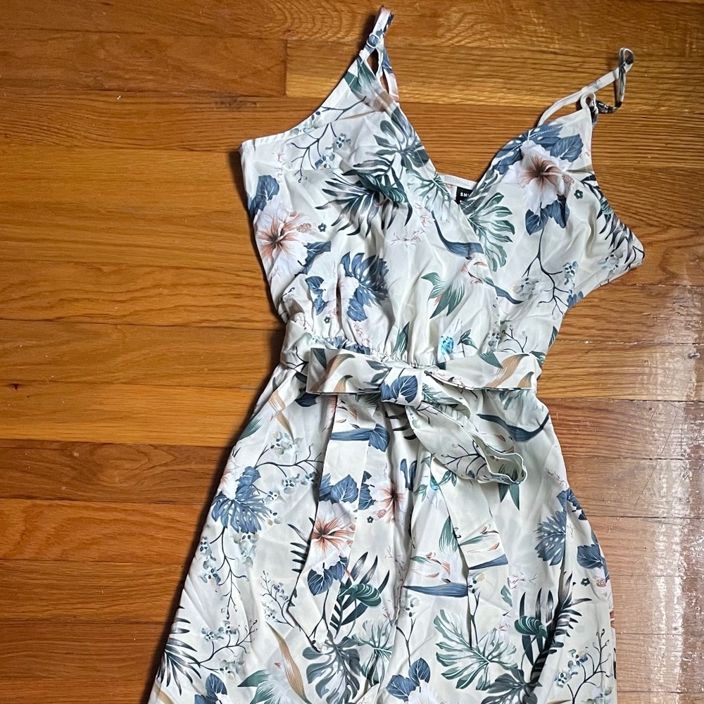 Floral pants jumpsuit